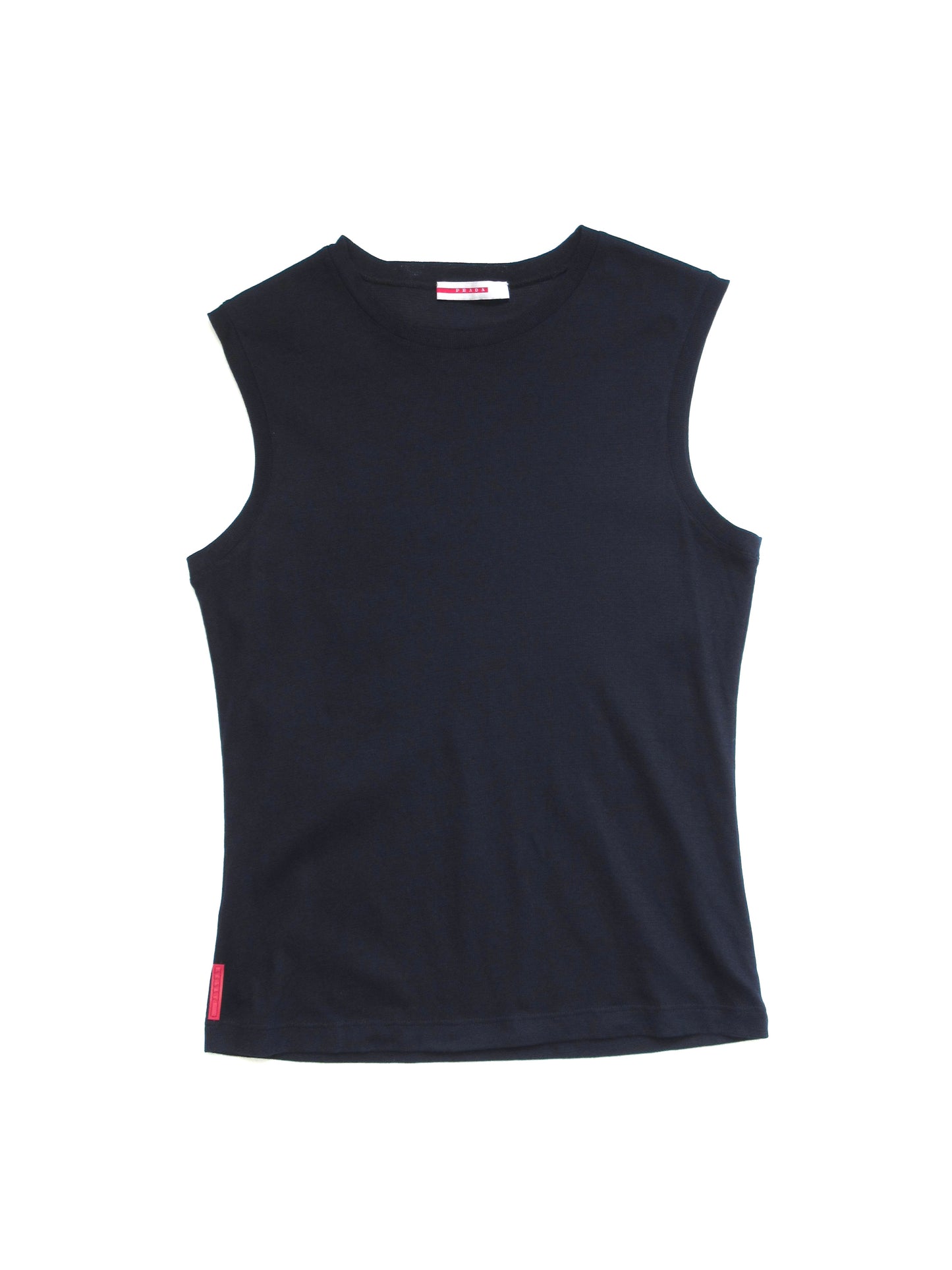 PRADA navy sleeveless top