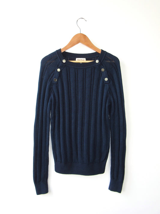 navy blue sweater