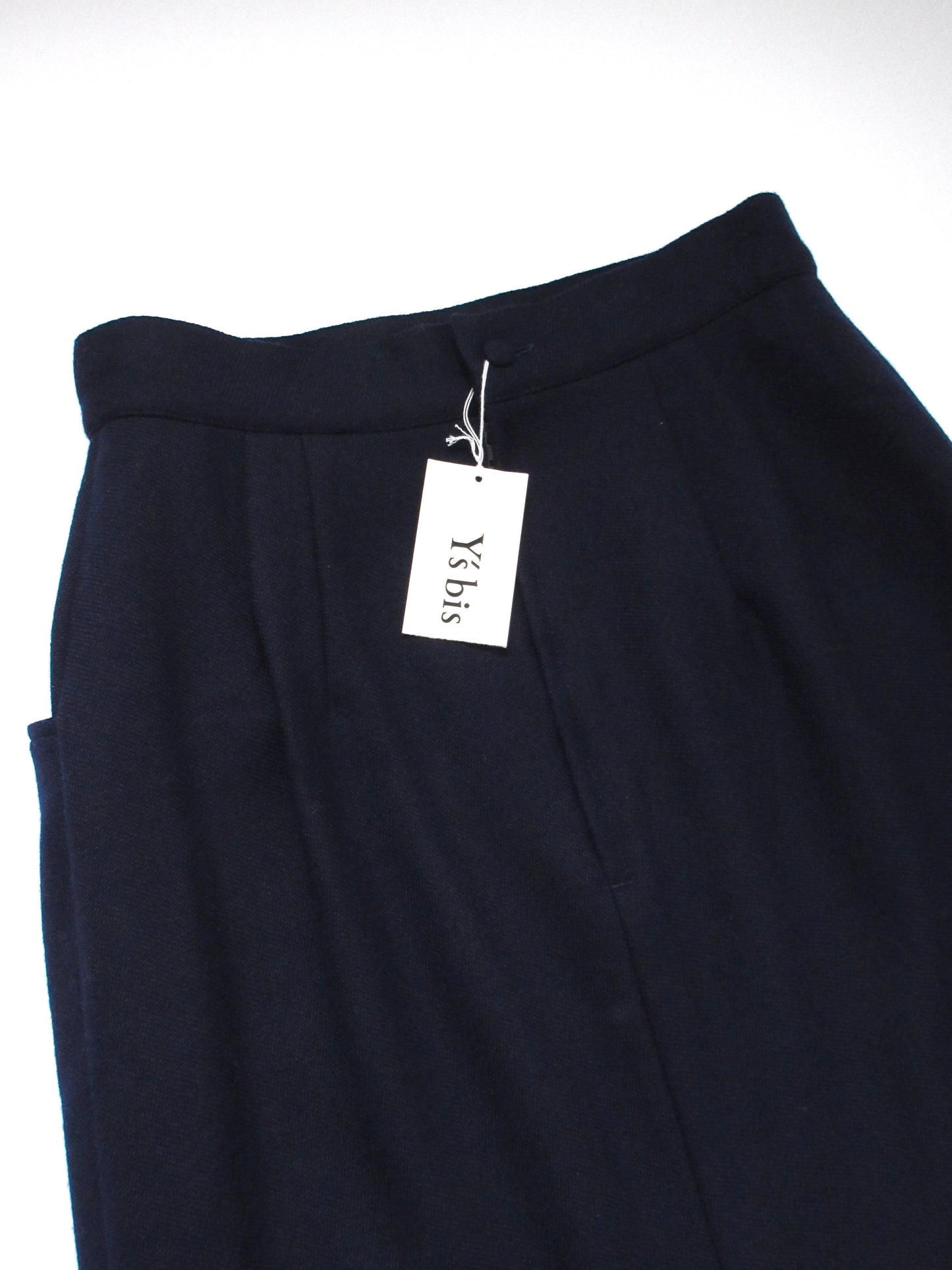 Y's bis navy long skirt