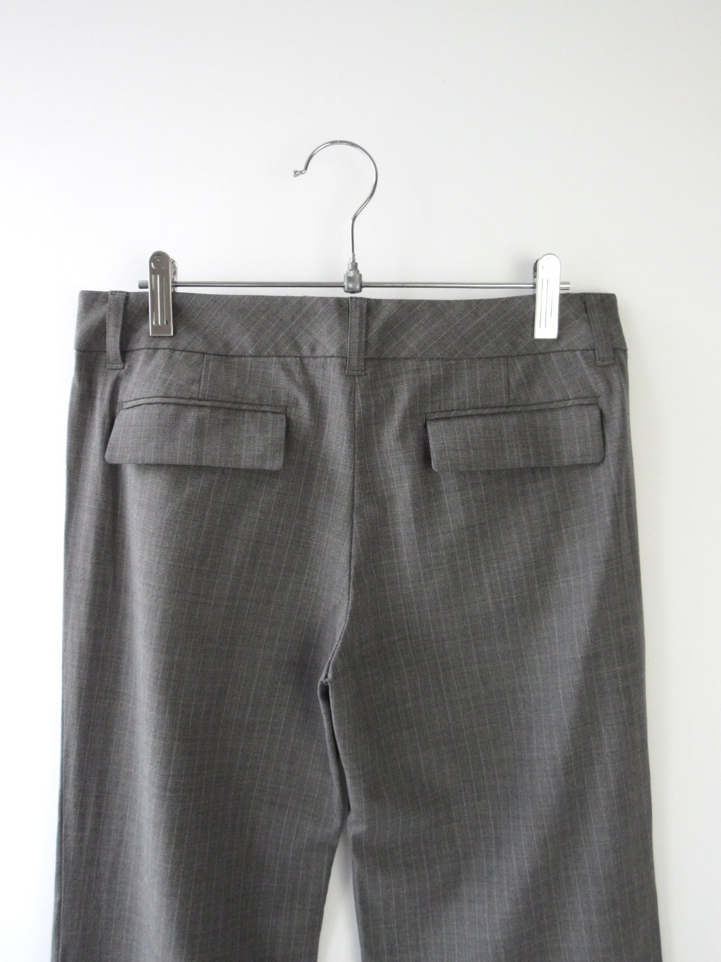 gray stripe slacks