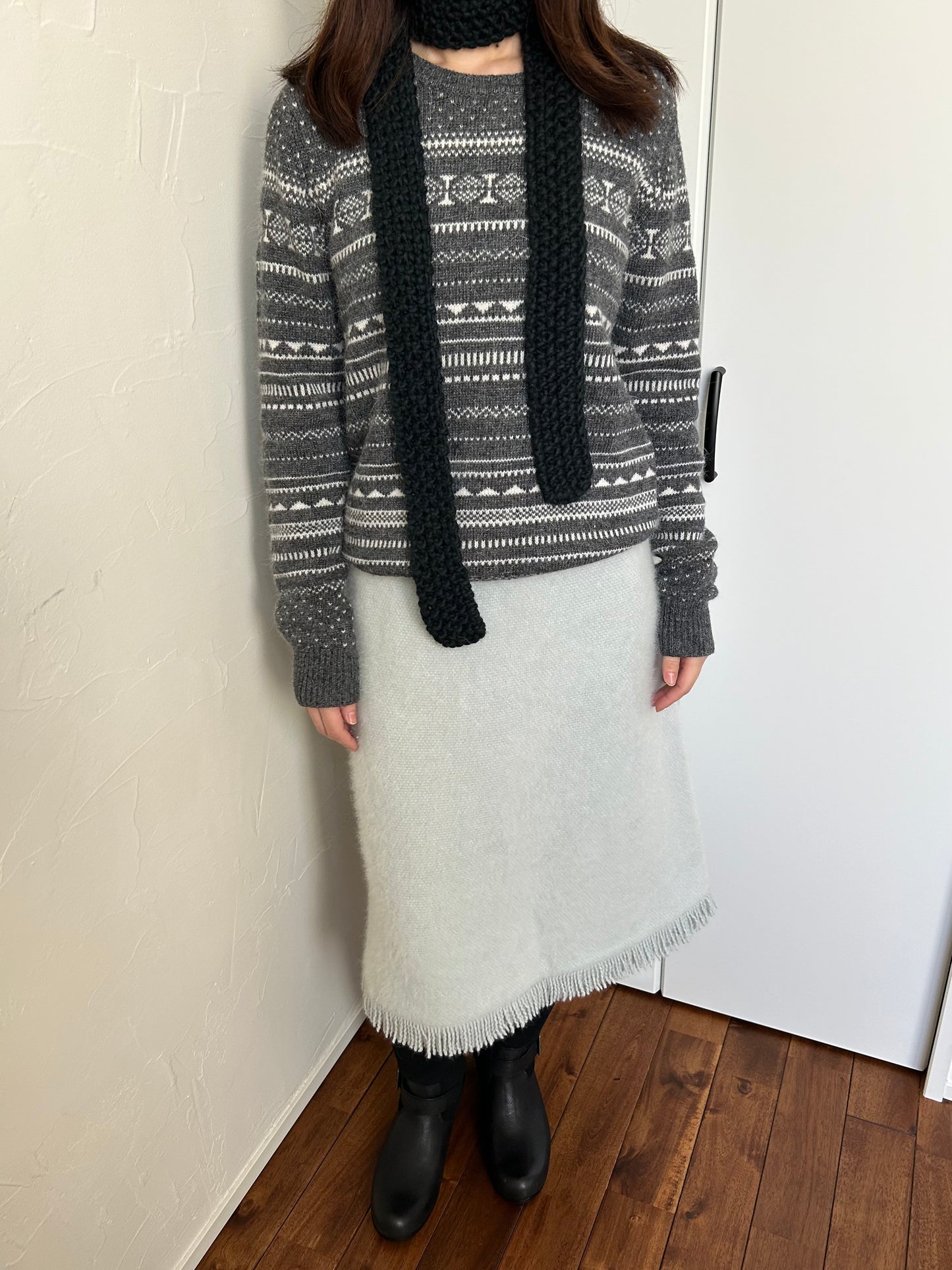 fair Isle wool sweater