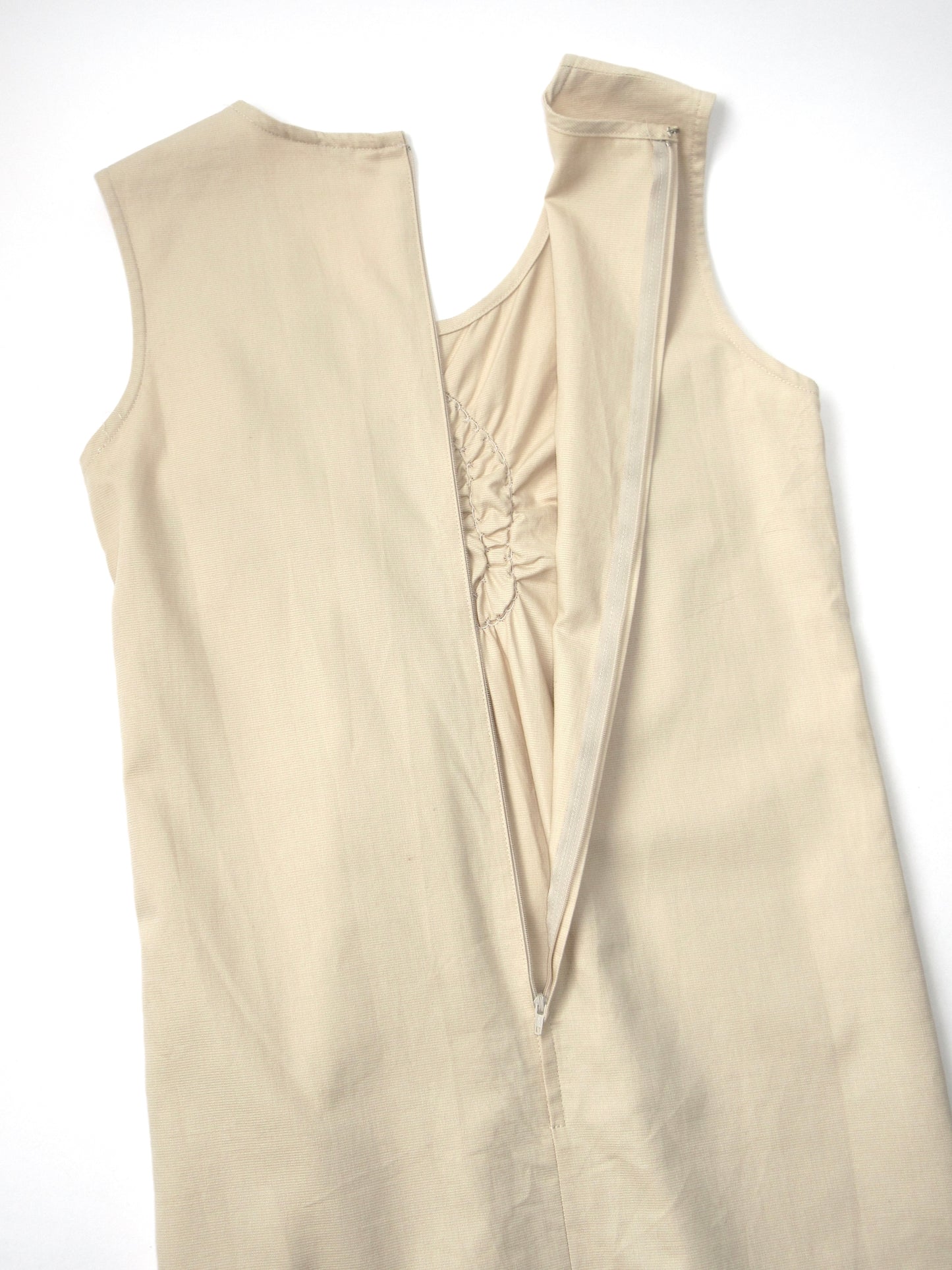 【used】shirring point sleeveless dress