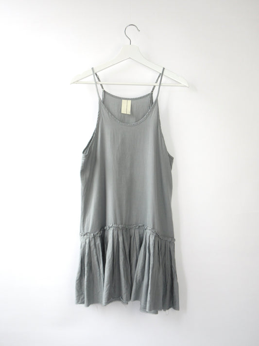 【used】blue gray camisole dress