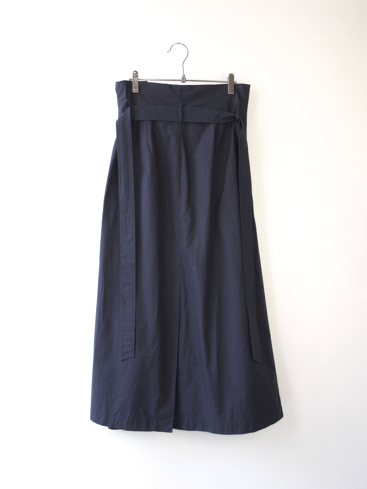 MaxMara unbalance pleats long skirt
