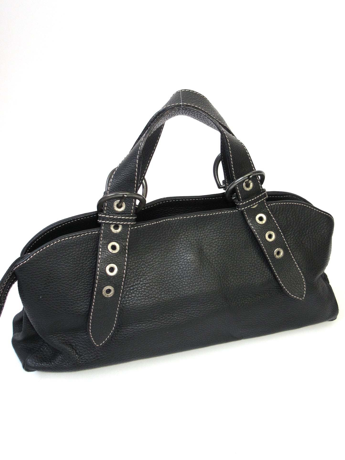 vintage leather handbag