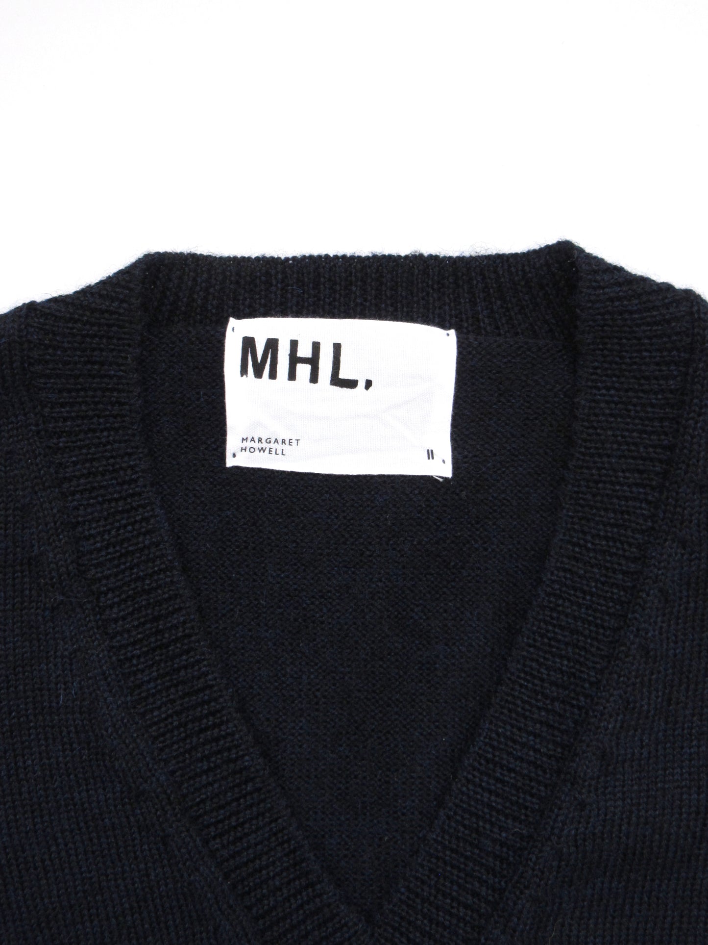 MHL. navy knit vest