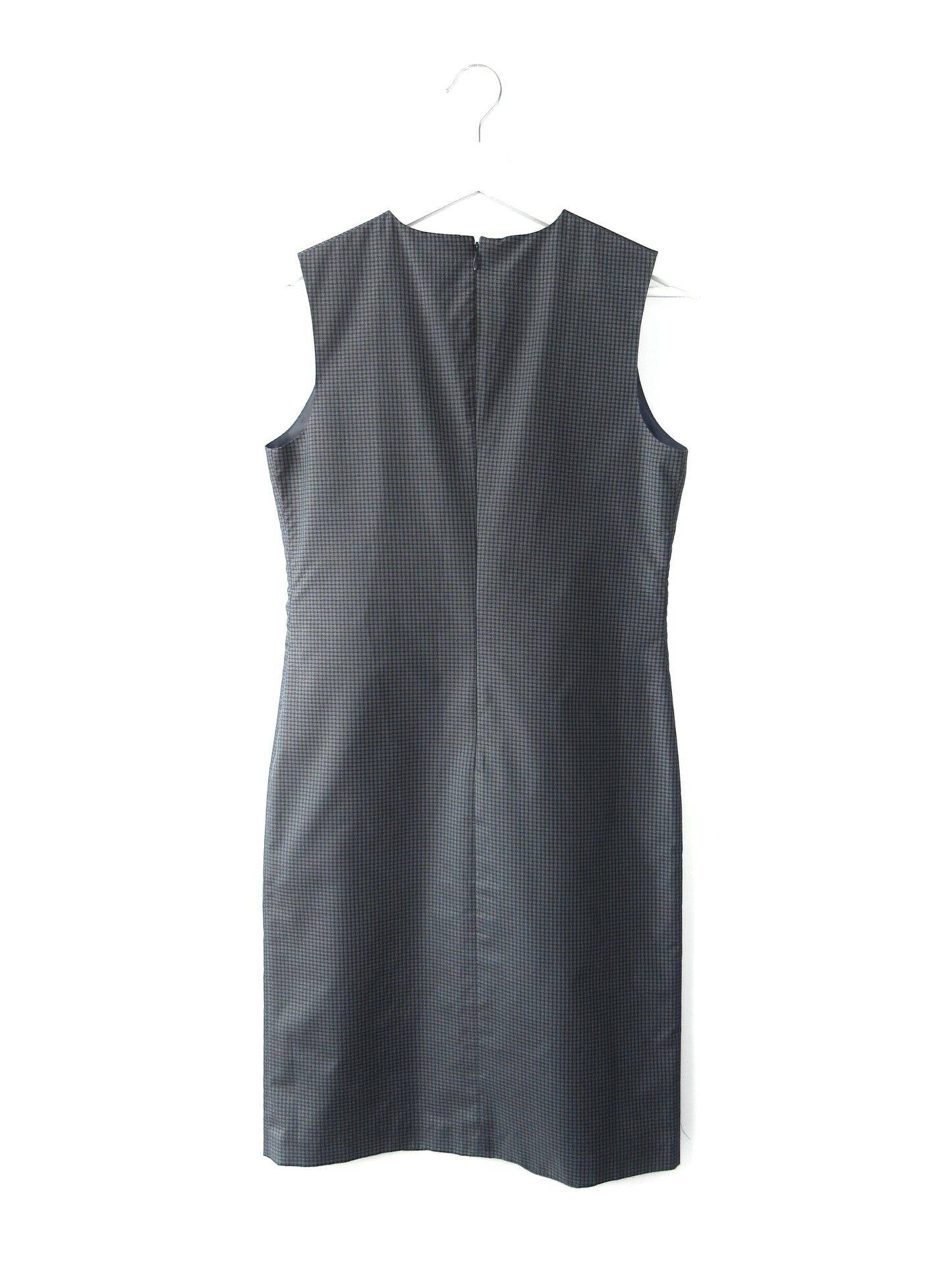 Calvin Klein plaid box silhouette dress