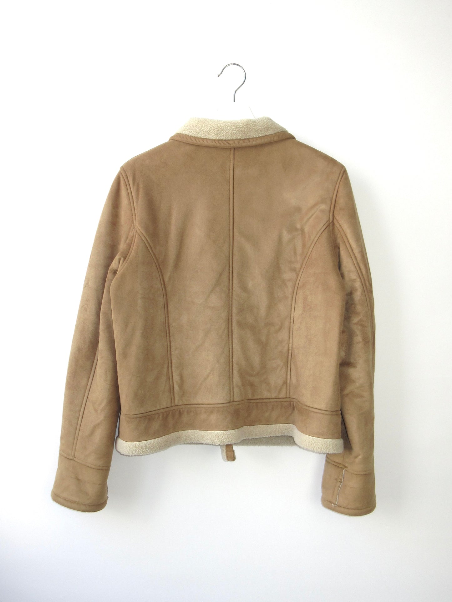 fake mouton jacket