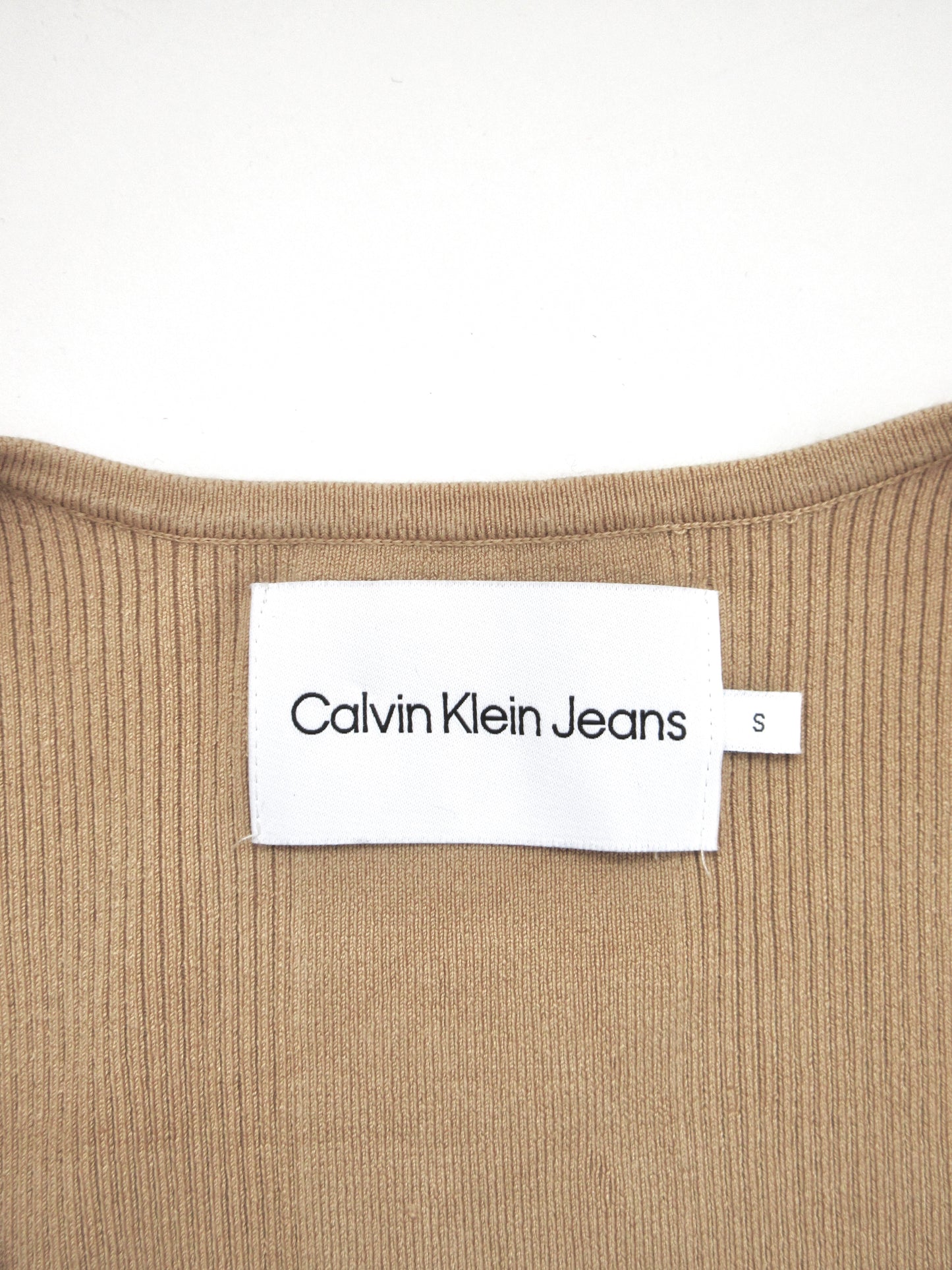 Calvin Klein Jeans rib knit cardigan