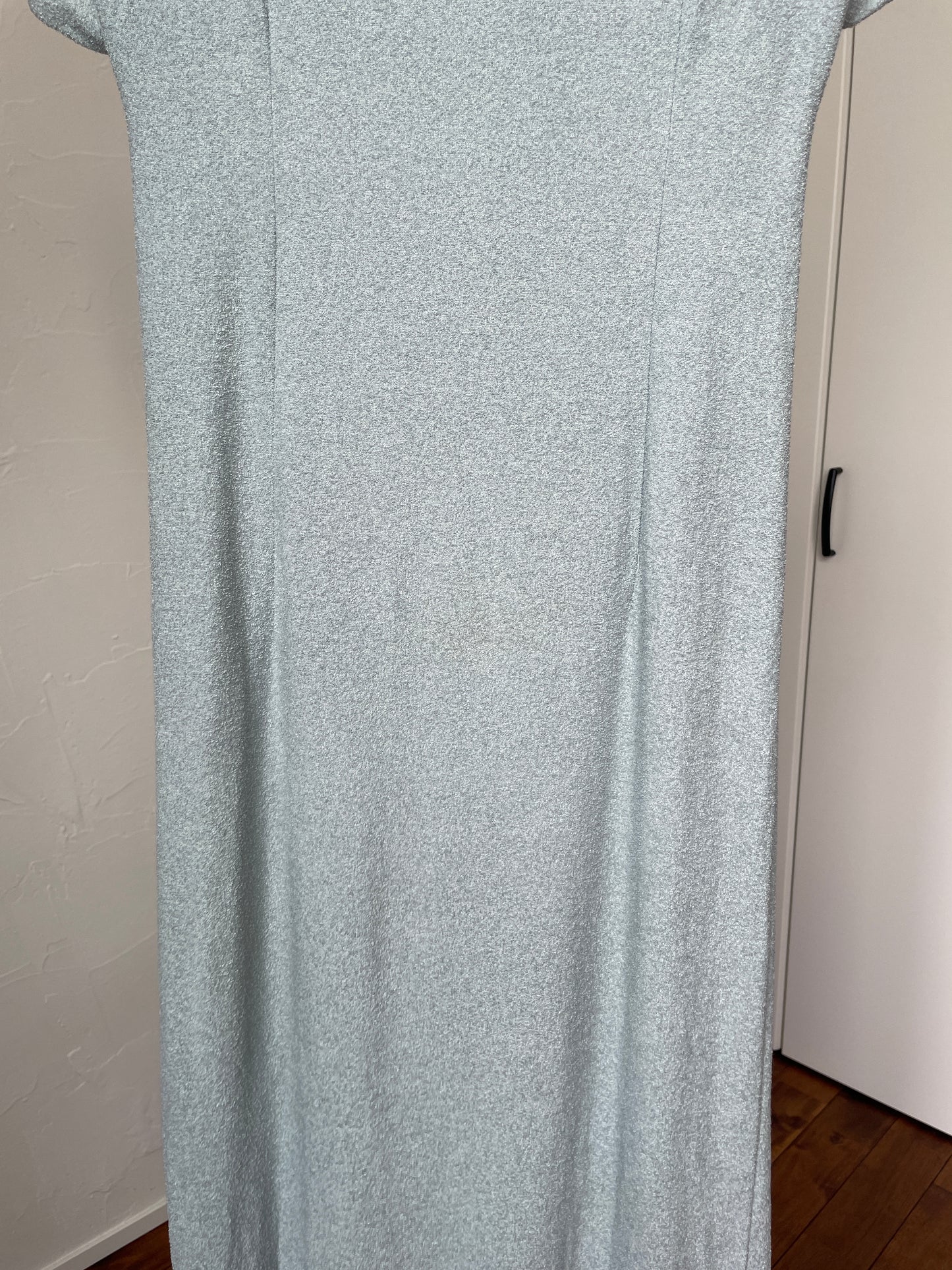 【used】baby blue long dress