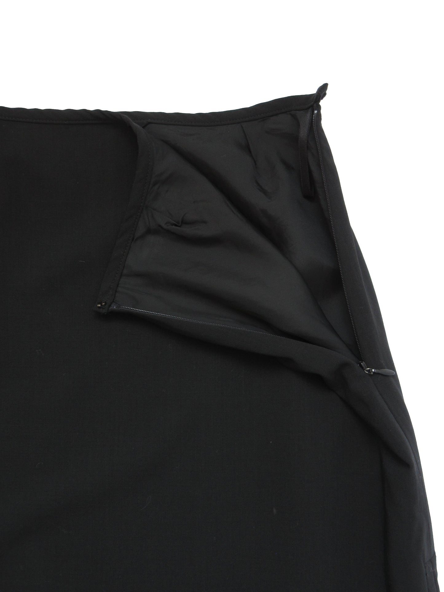 dots embroidery straight skirt
