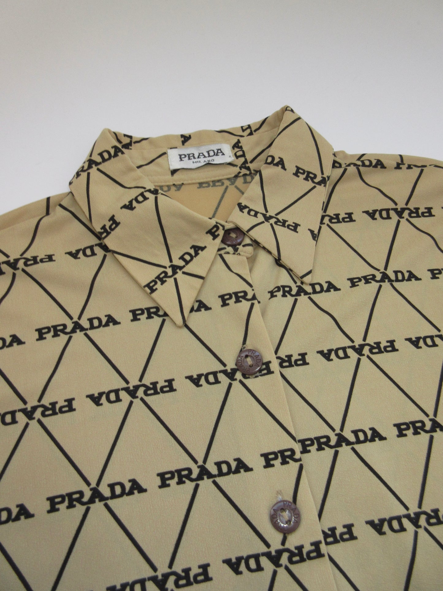 【used】PRADA patterned shirts