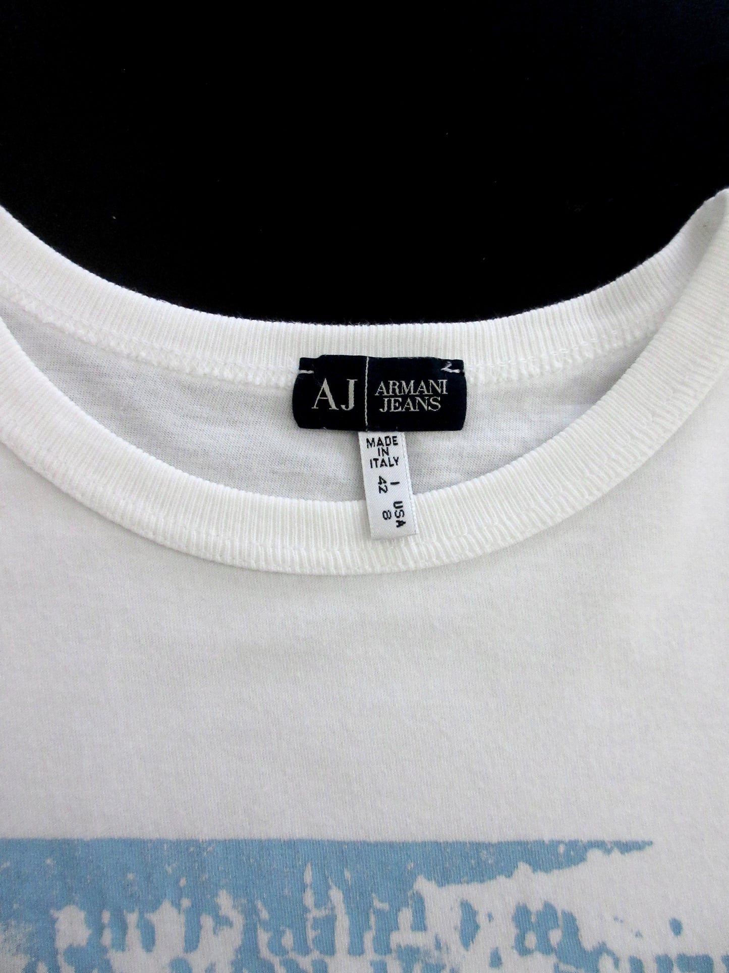 ARMANI JEANS print t-shirt