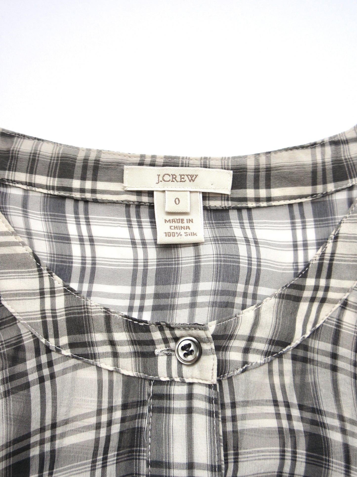 J.CREW silk chiffon blouse