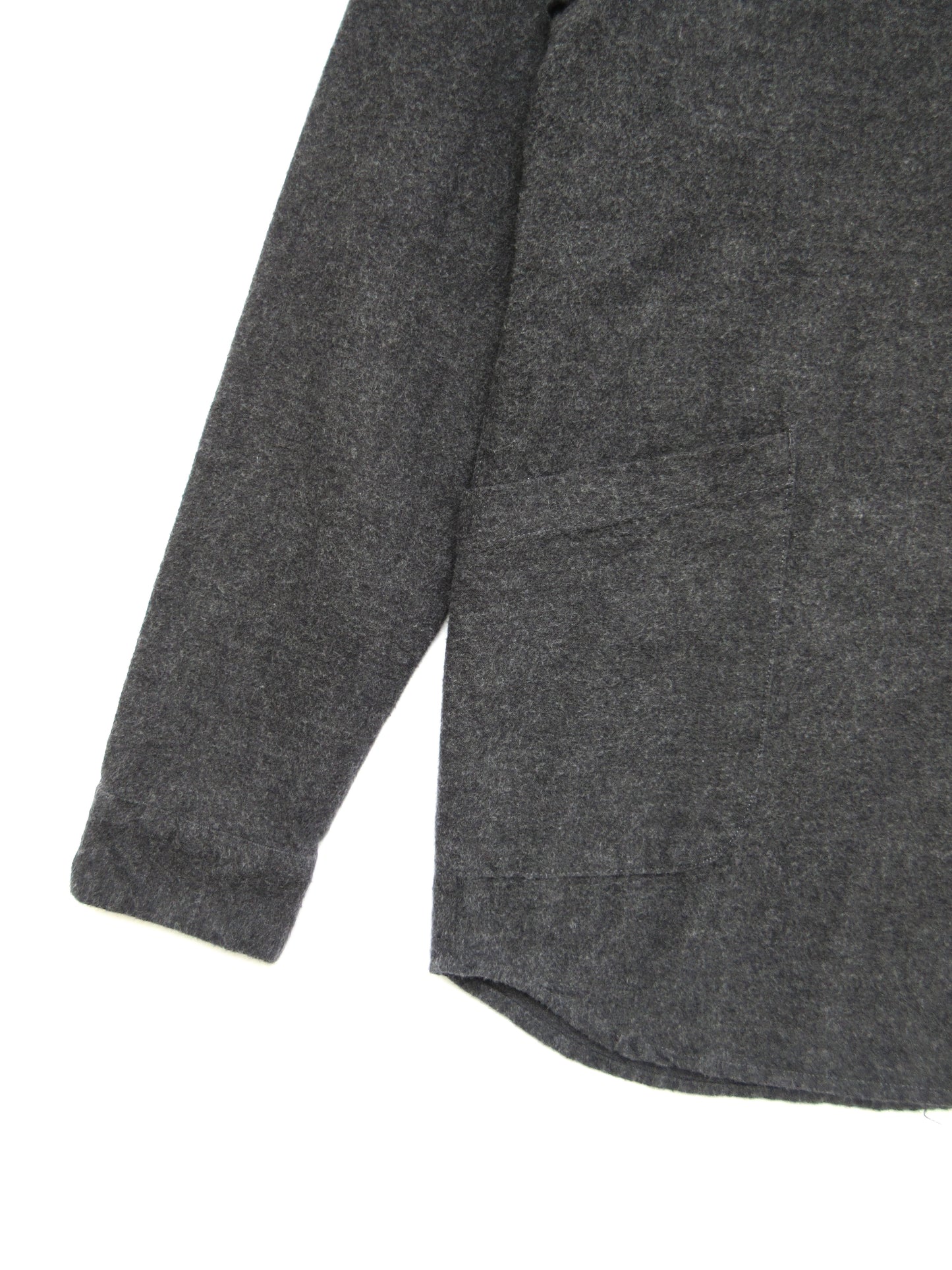 dark gray pullover shirt