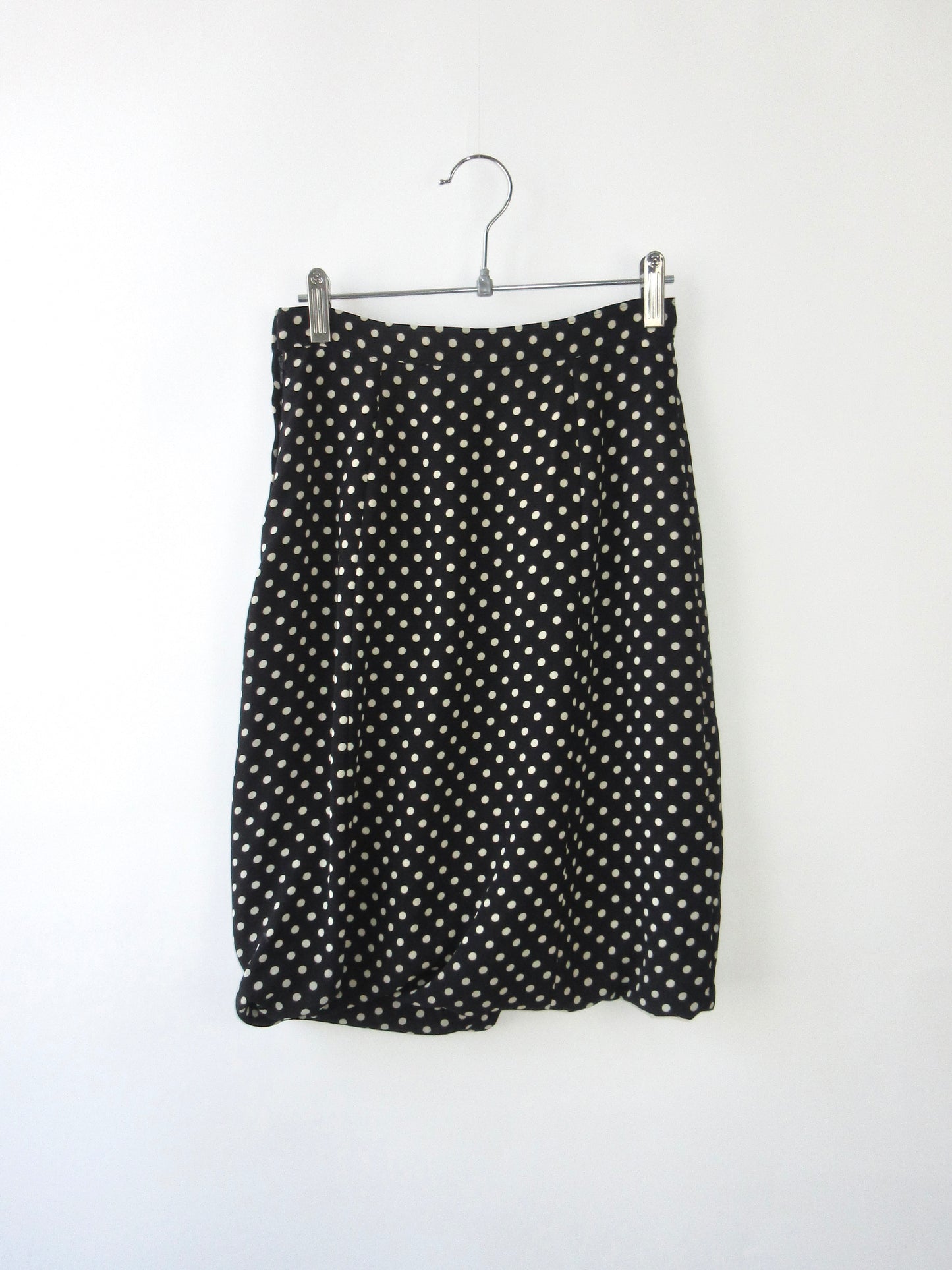 tricot comme des garcons polka dots skirt