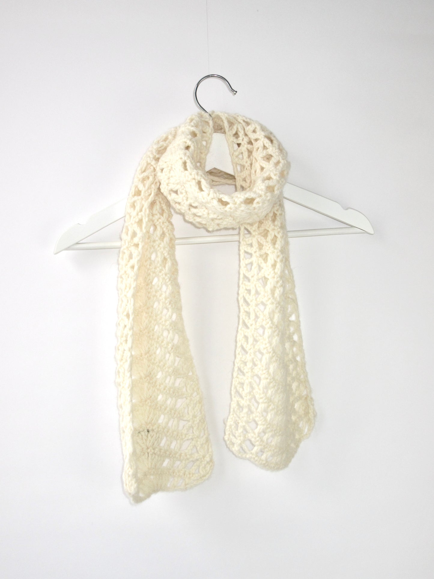 handmade crochet knitted scarf