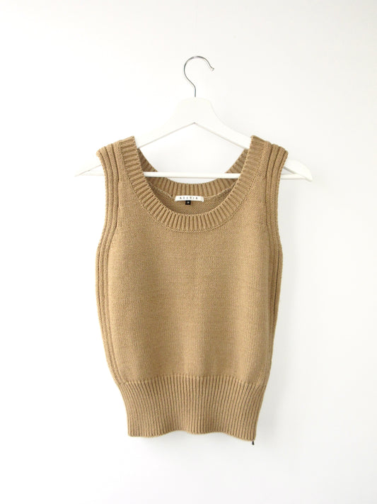 RESTIR beige cotton knit