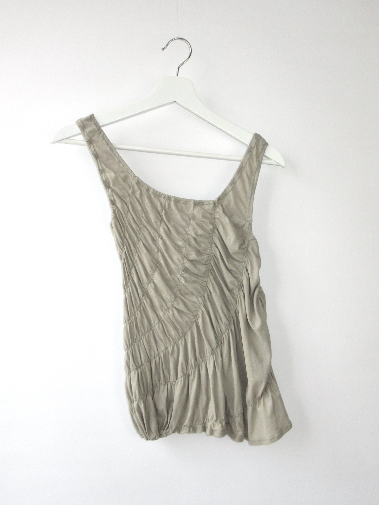 TSUMORI CHISATO shirring sleeveless top