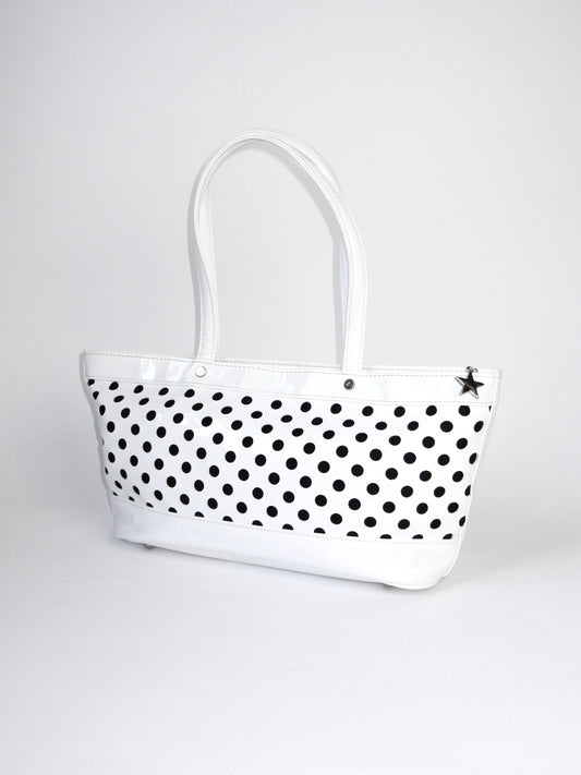 agnes b. polka dots monotone bag