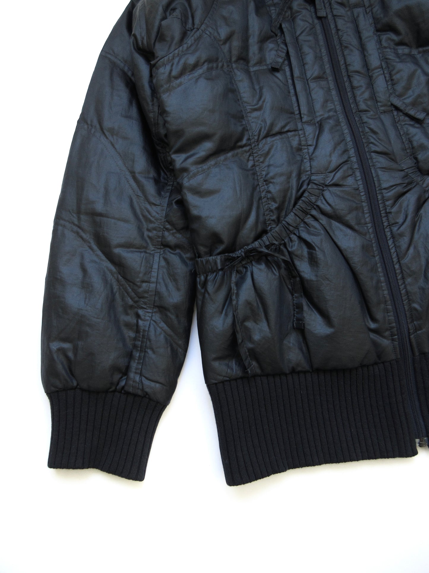 adidas ribbon point down jacket