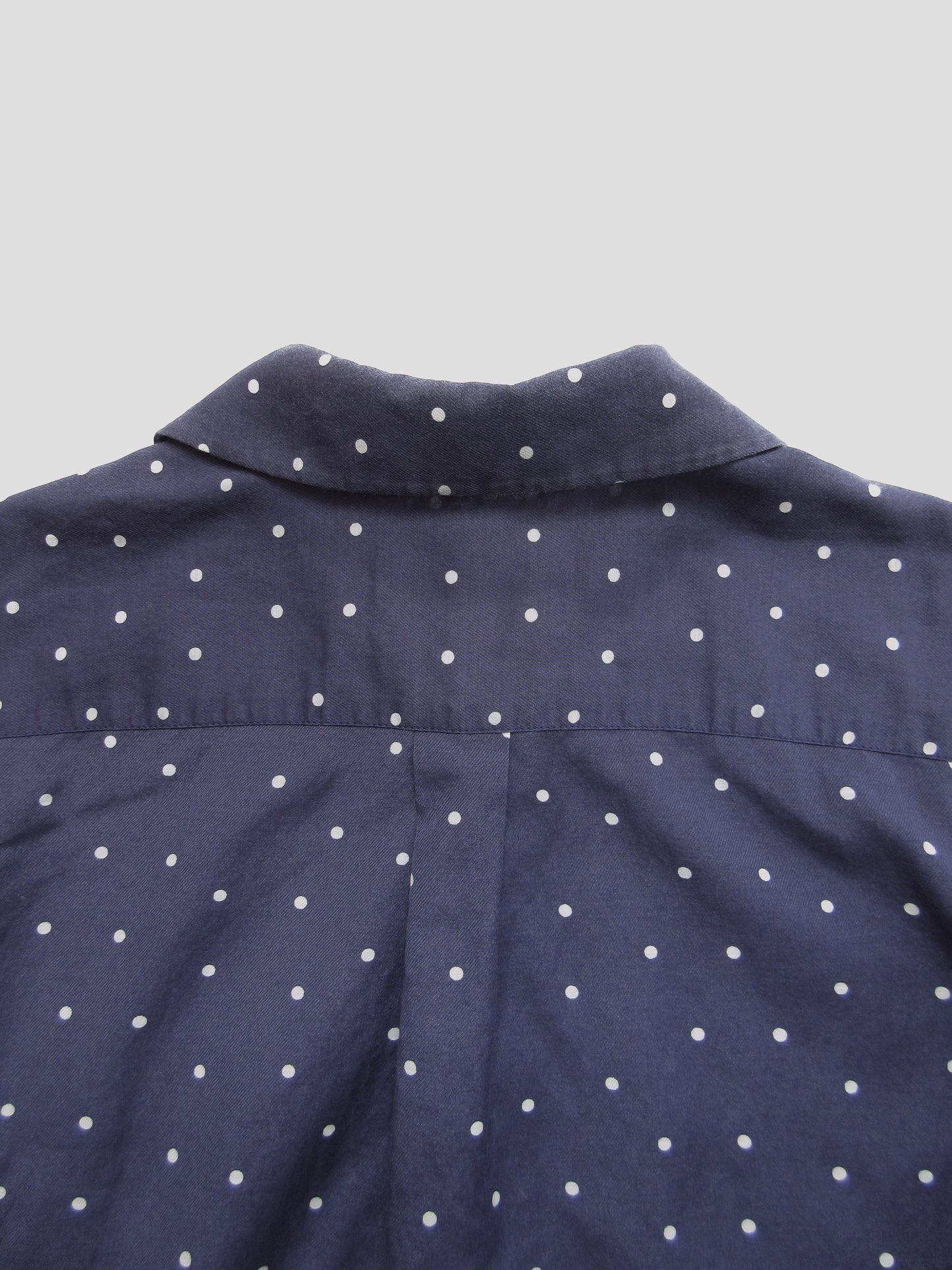 tricot comme des garcons polka dots blouse