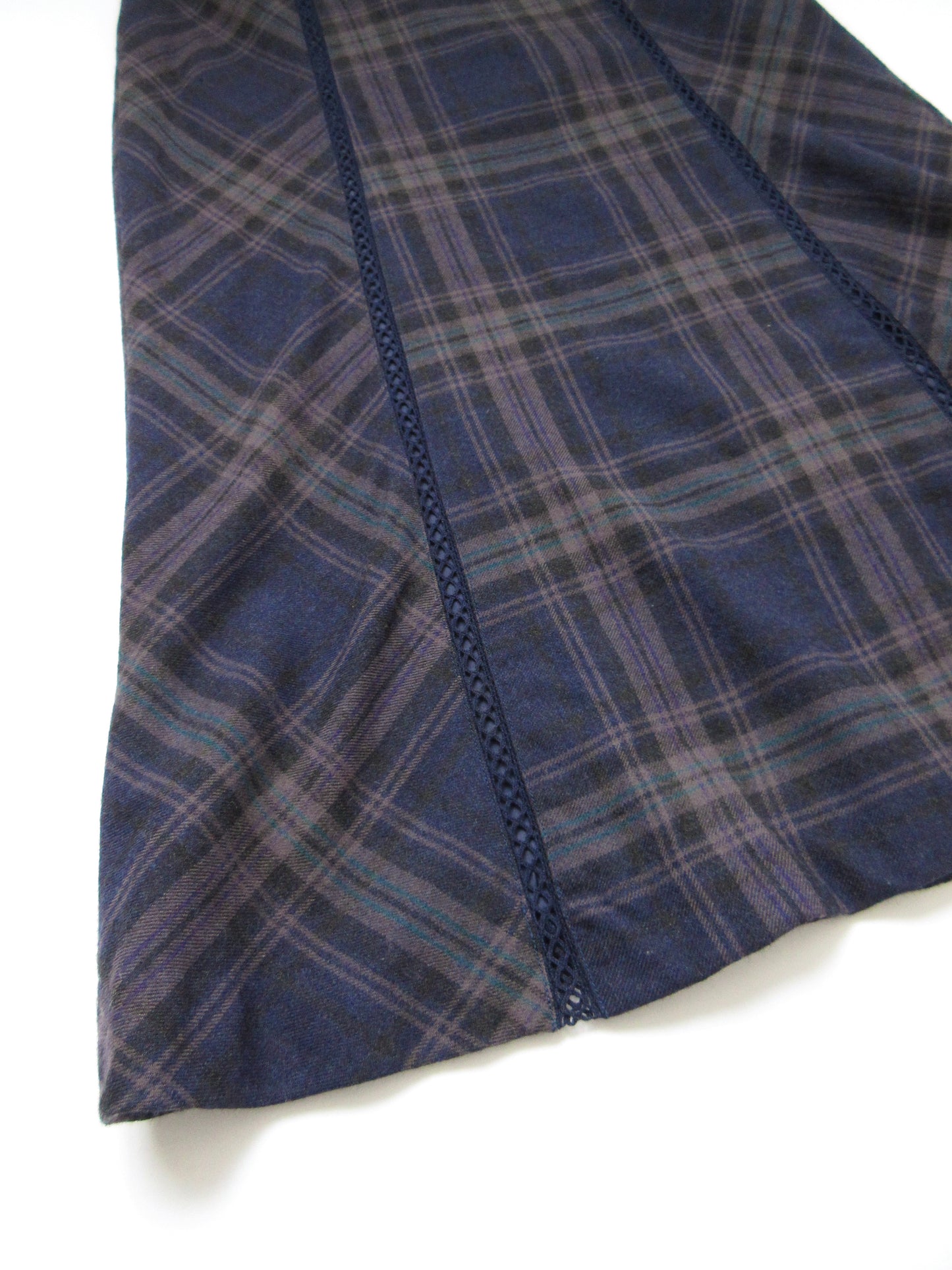 plaid design skirt