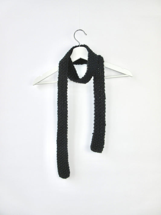 low gauge knit scarf