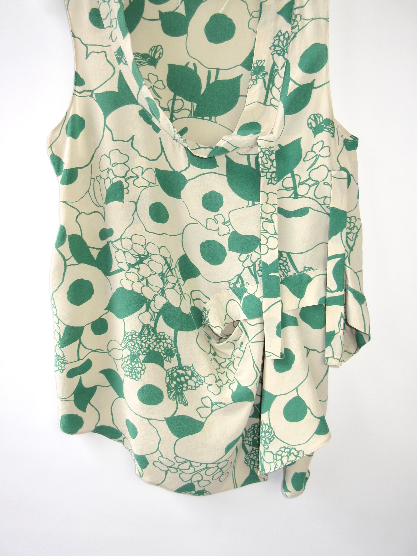 【used】MARNI asymmetry design sleeveless top