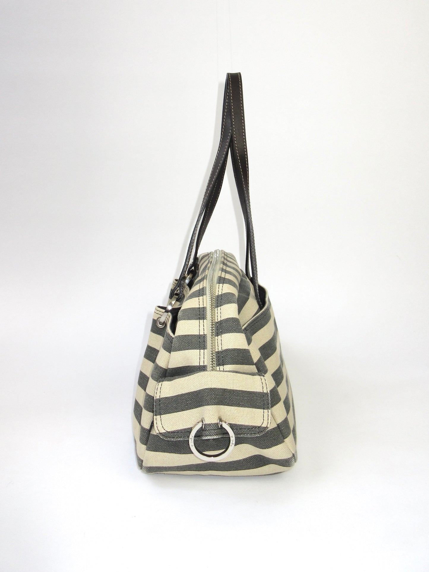 agnès b. stripe sholder bag