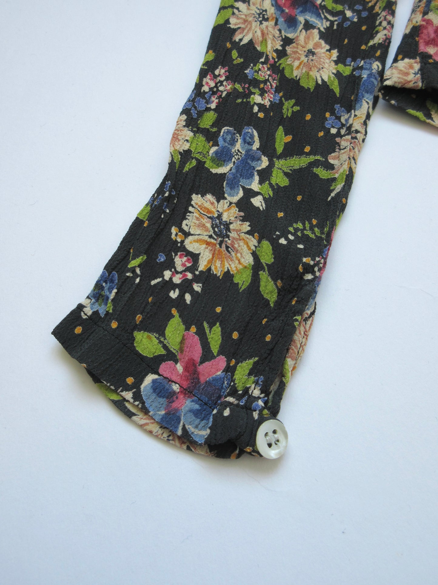 【used】flower ruffle blouse