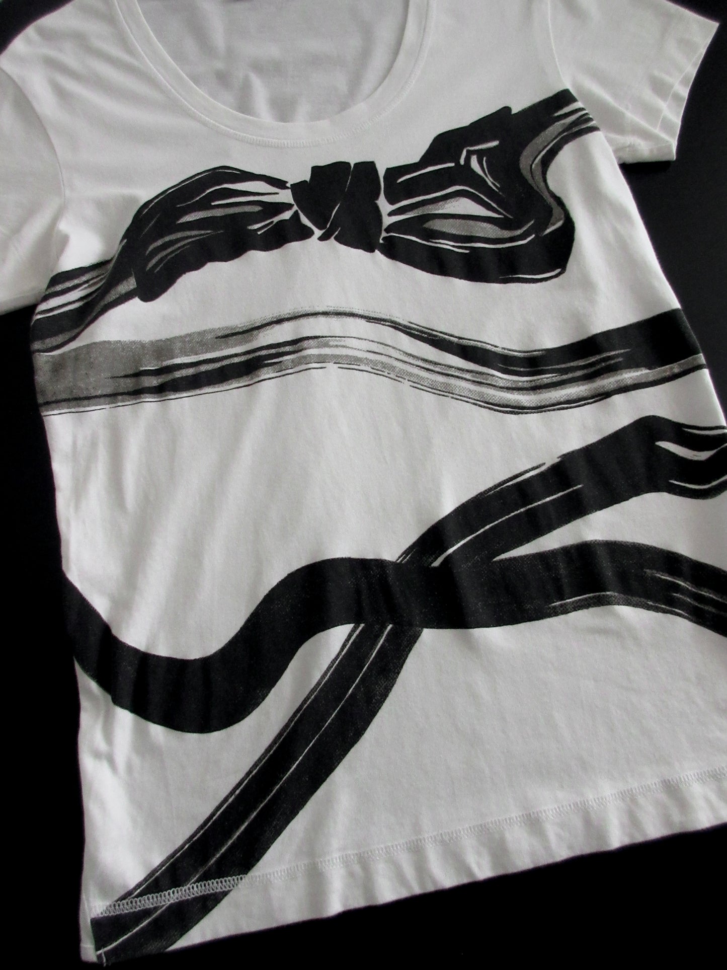 SEE BY CHLOÉ ribbon print tee