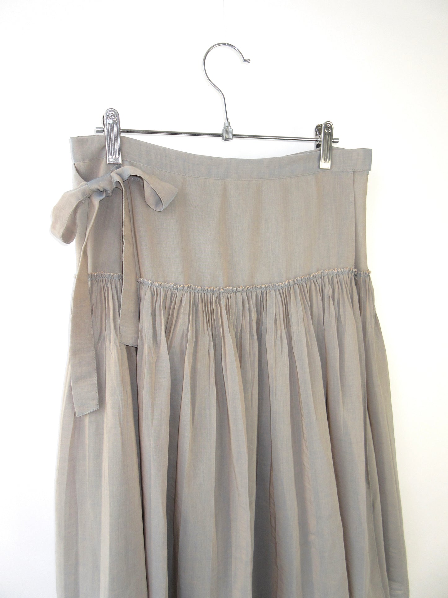 【used】flare wrap skirt