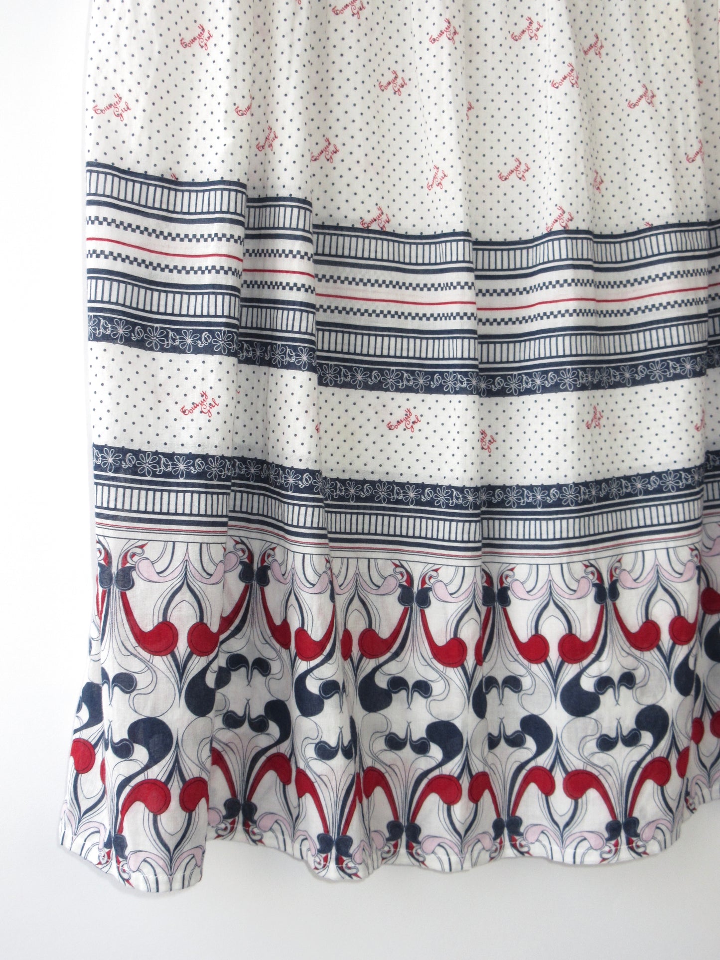 tommy girl ethnic pattern skirt