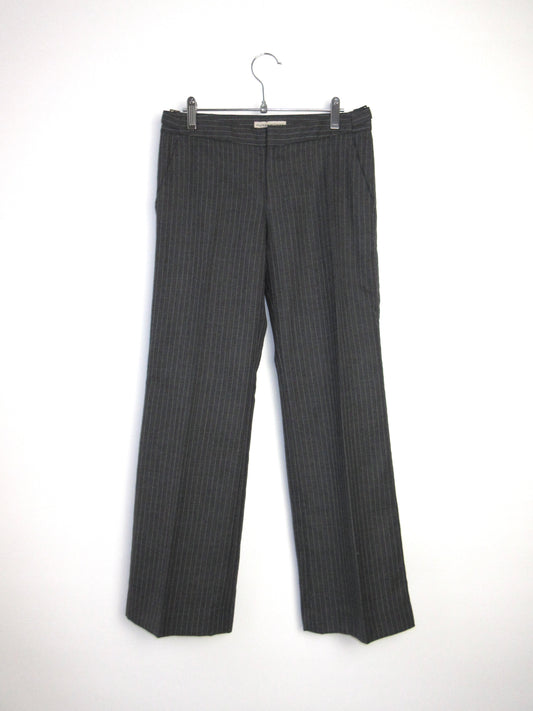 gray stripe slacks