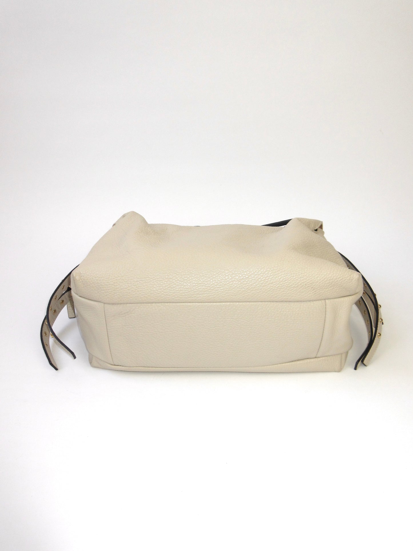 leather studs tote bag