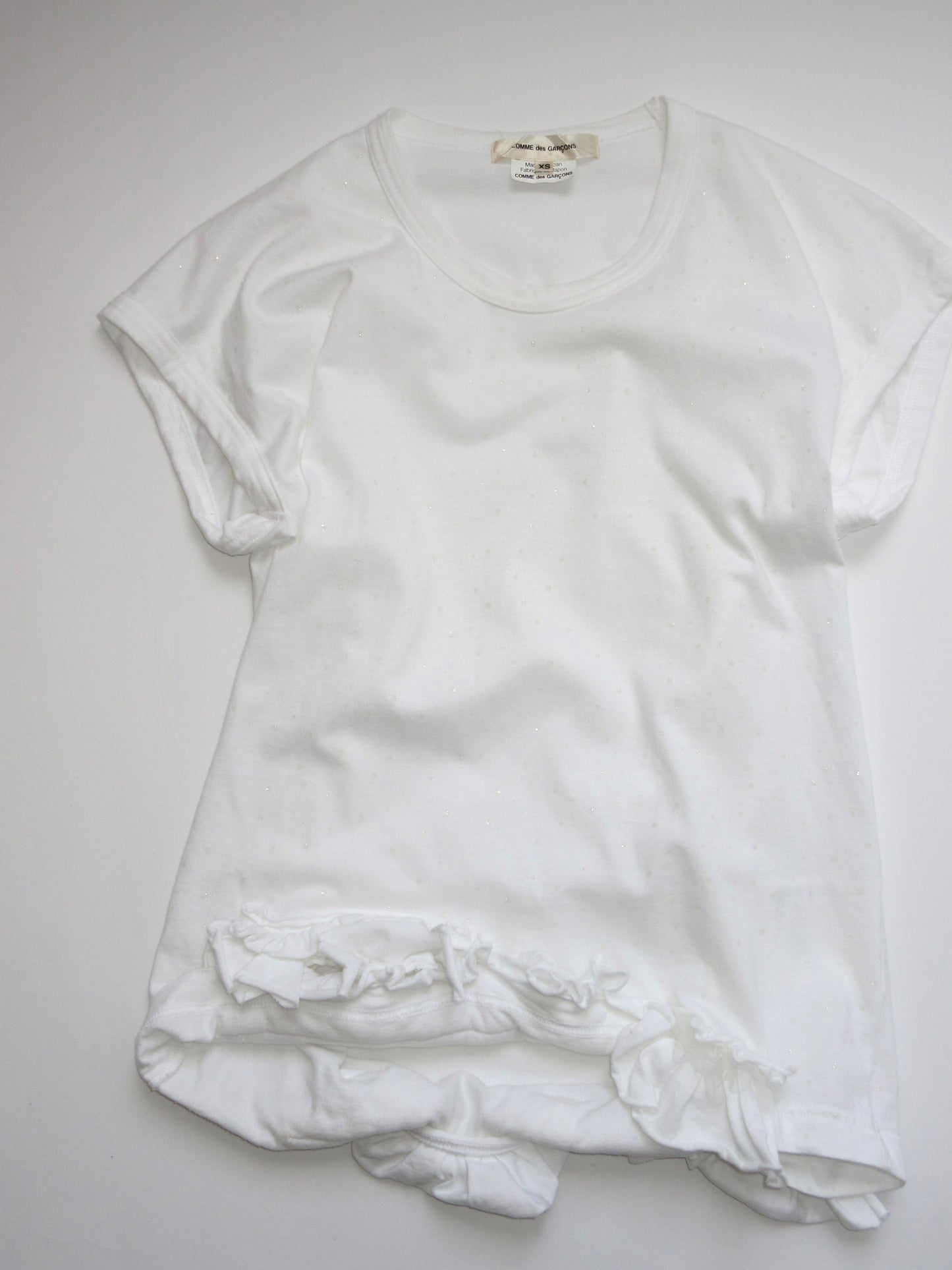 comme des garcons design t-shirt