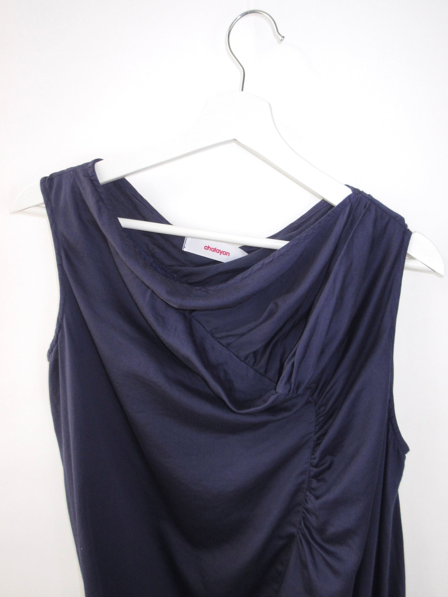 【used】gathering sleeveless top