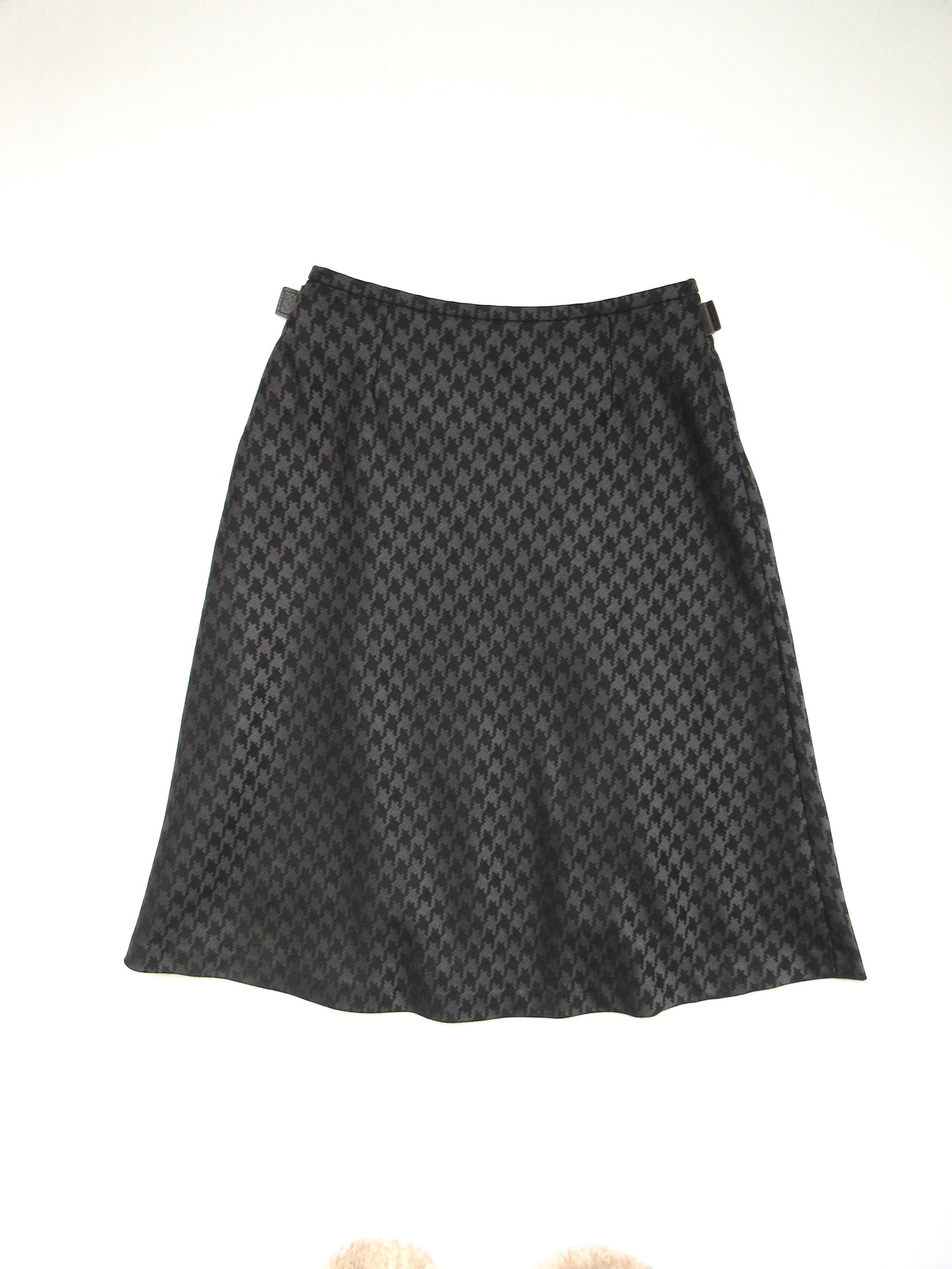 patterned wrap skirt