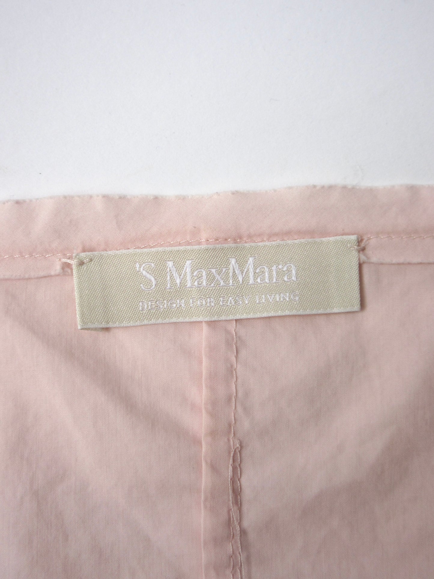 Max Mara pastel pink cotton sleeveless
