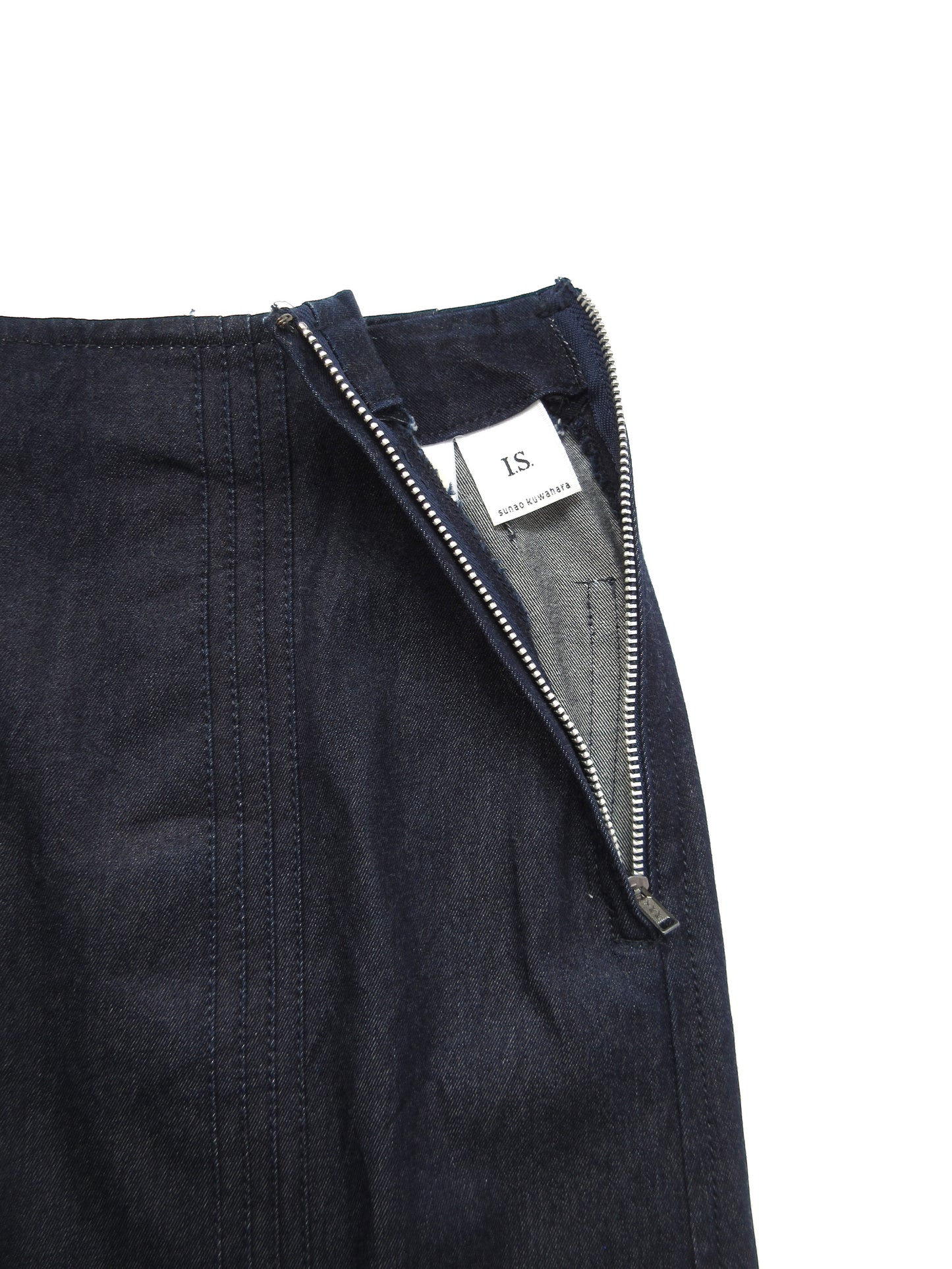 sunaokuwahara detailed denim skirt