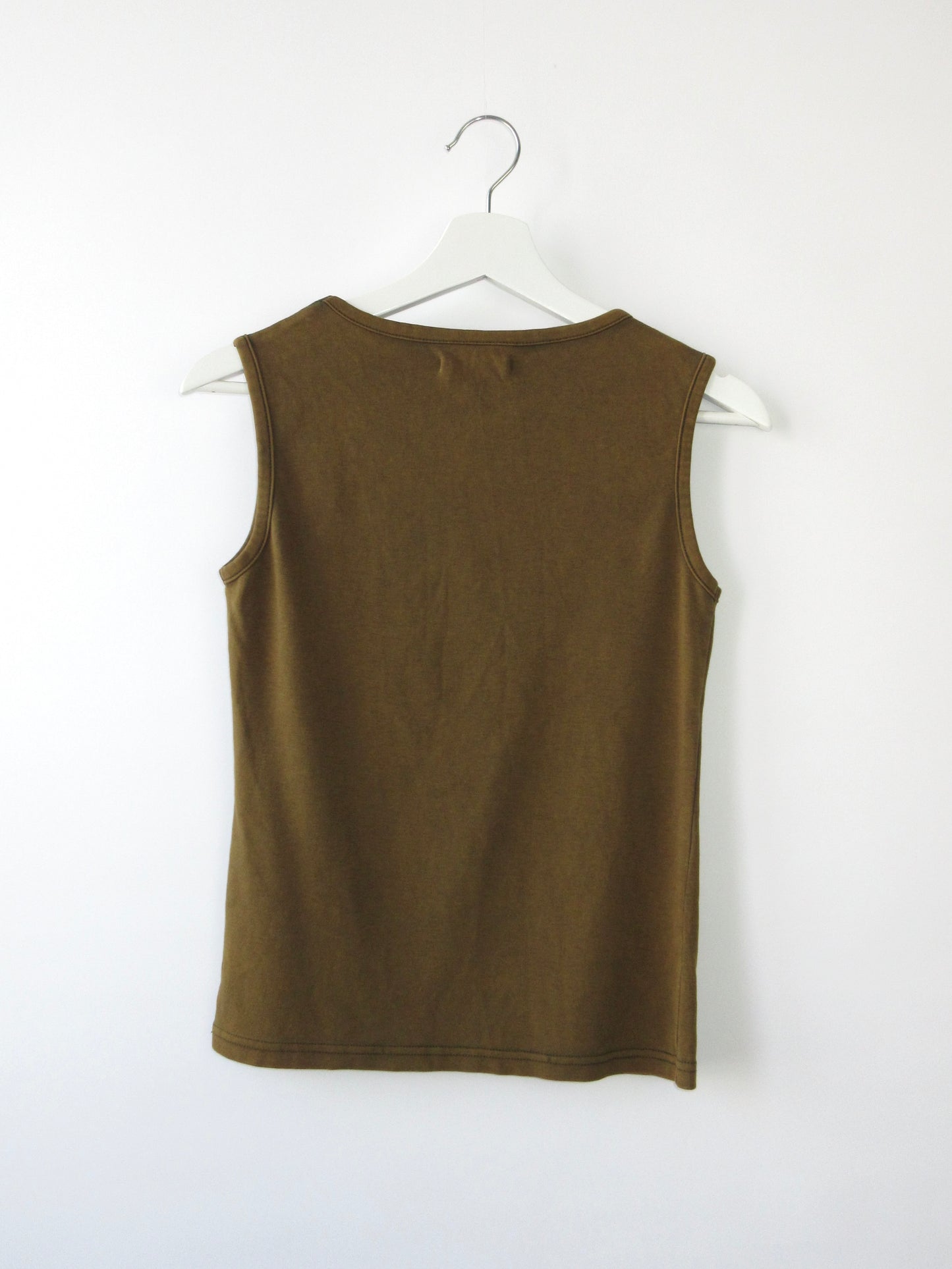 button design sleeveless top