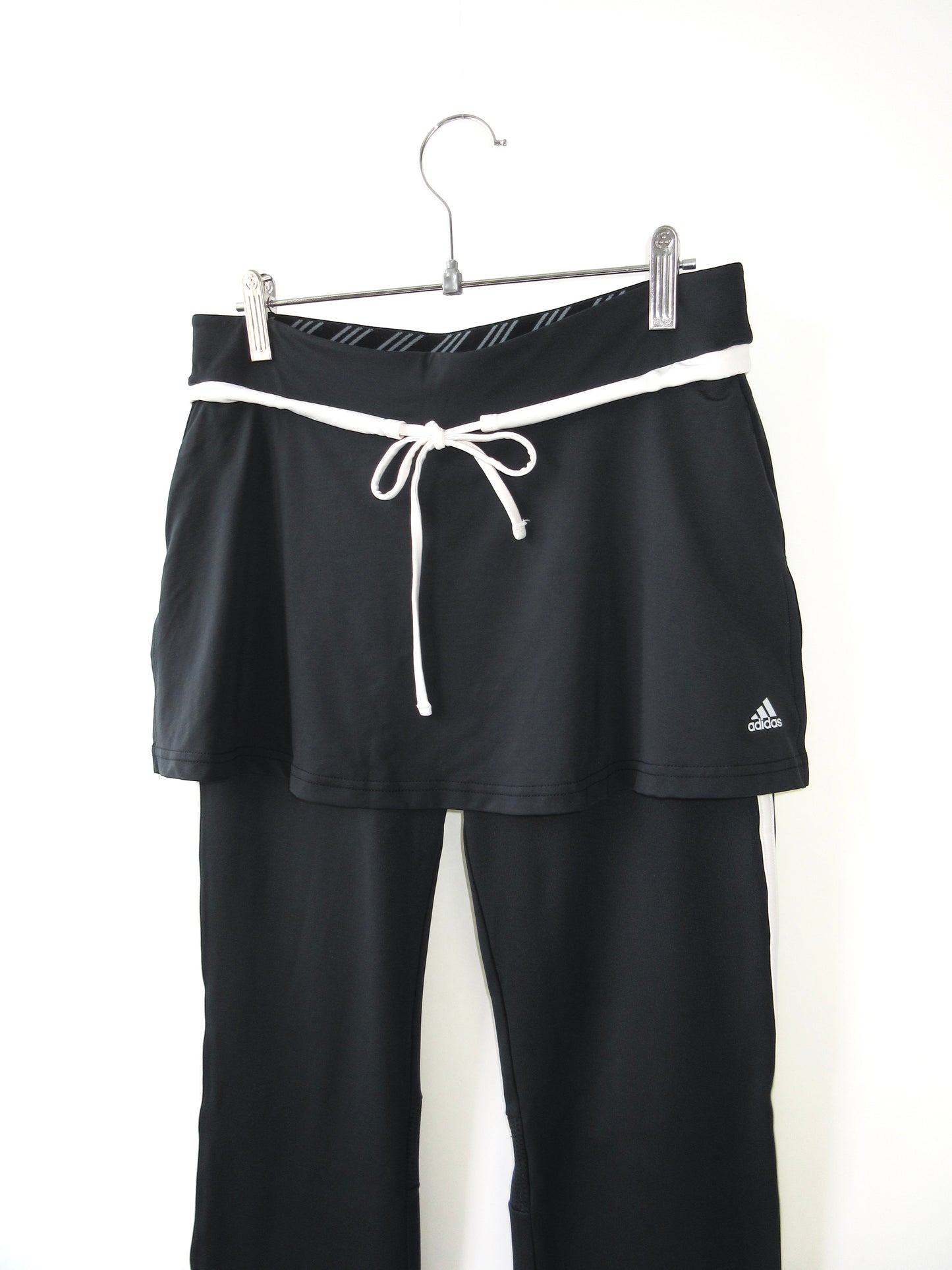 adidas skirt layered pants