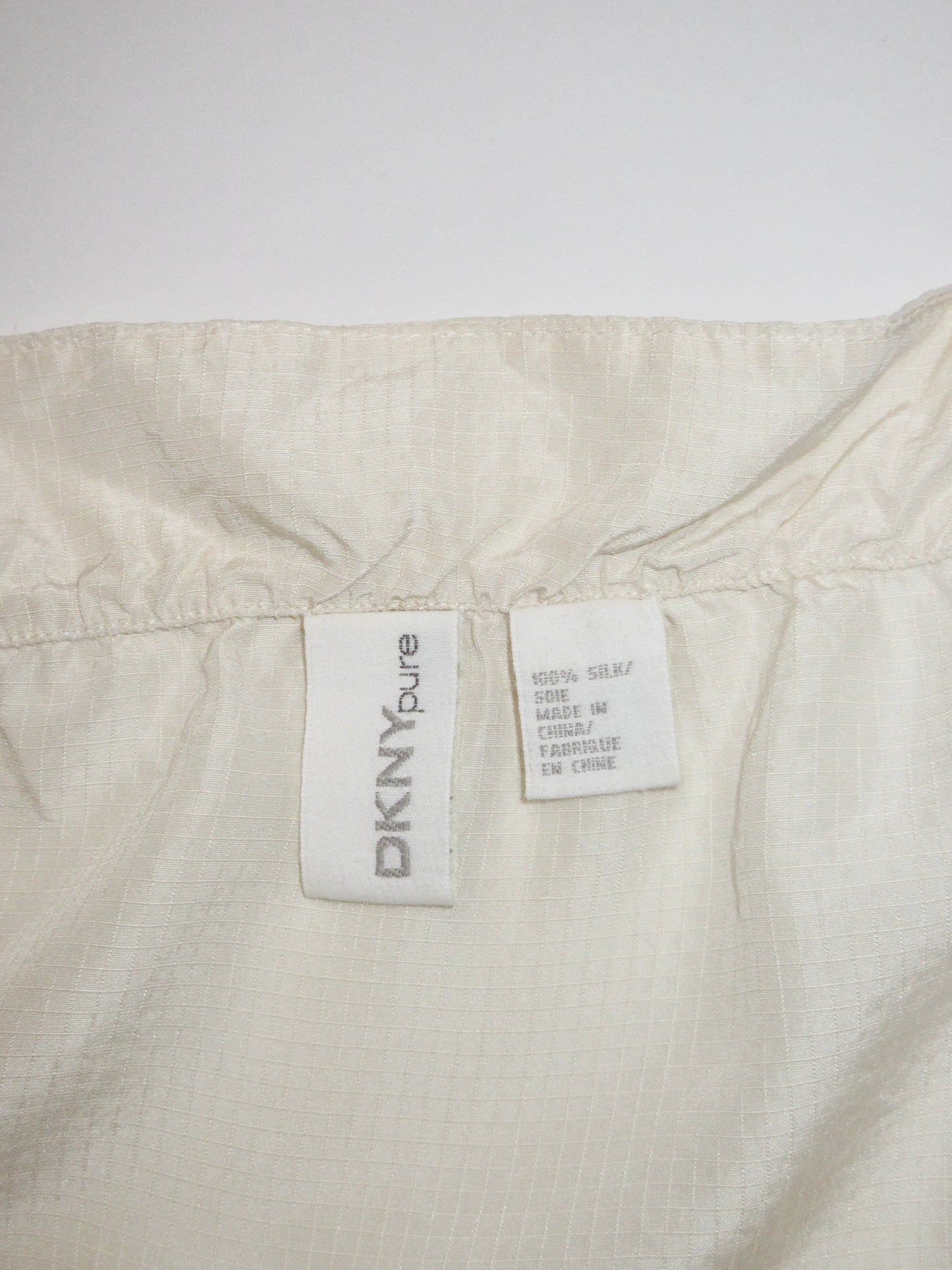 【used】DKNY silk sleeveless