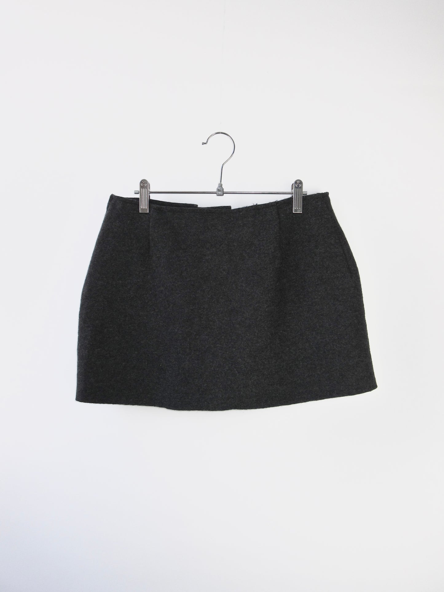 JILSANDER wool mini skirt