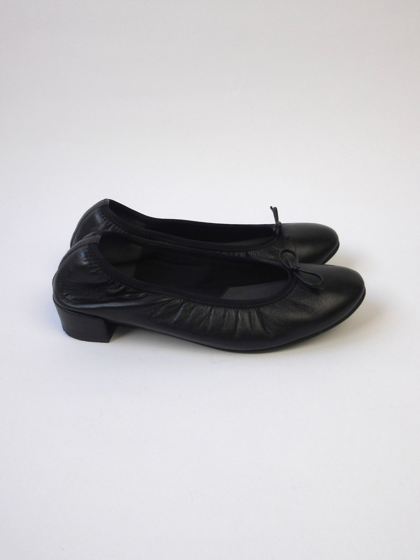 black ballet shoes