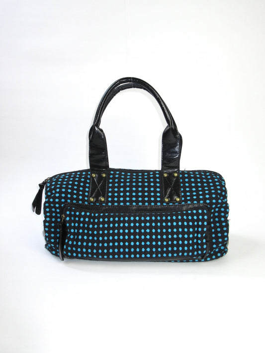 polka dots boston bag