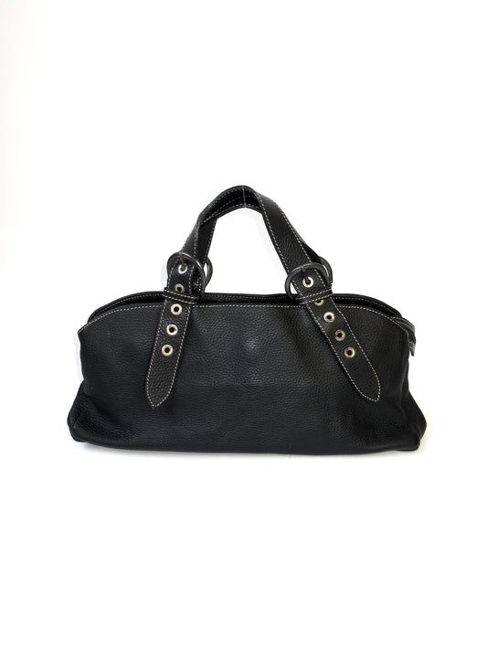 vintage leather handbag