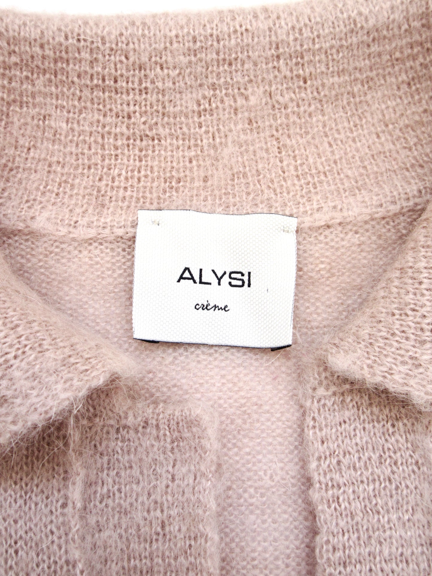 pink mohair skipper knit