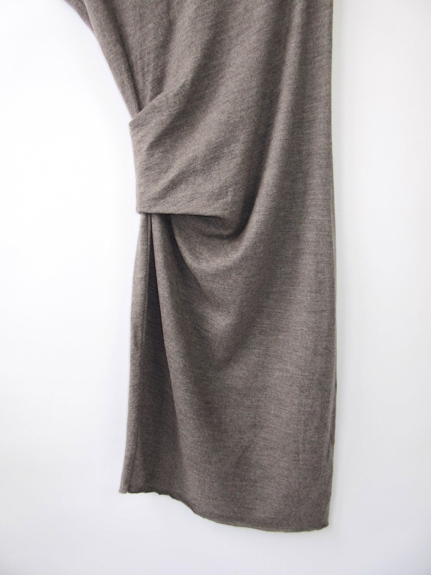 HELMUT LANG asymmetry drape dress